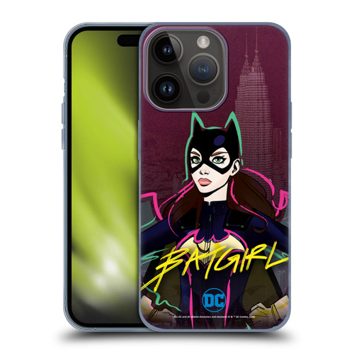 DC Women Core Compositions Batgirl Soft Gel Case for Apple iPhone 15 Pro