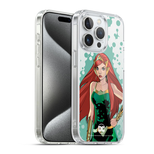 DC Women Core Compositions Mera Soft Gel Case for Apple iPhone 15 Pro & MagSafe