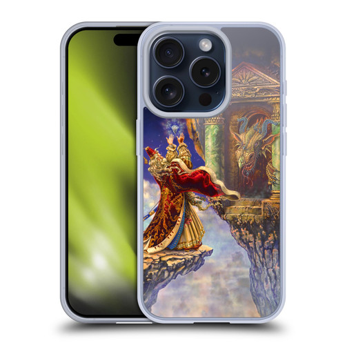 Myles Pinkney Mythical Dragon's Eye Soft Gel Case for Apple iPhone 15 Pro