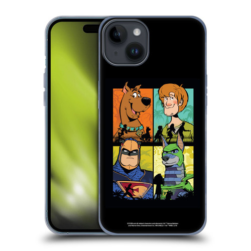 Scoob! Scooby-Doo Movie Graphics Scoob And Falcon Force Soft Gel Case for Apple iPhone 15 Plus