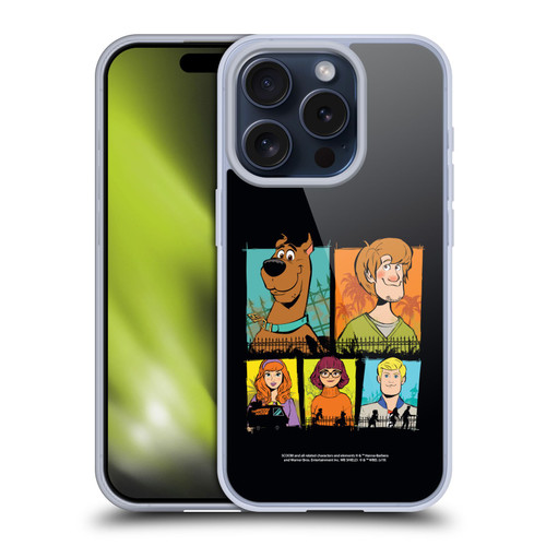 Scoob! Scooby-Doo Movie Graphics Mystery Inc. Gang Soft Gel Case for Apple iPhone 15 Pro