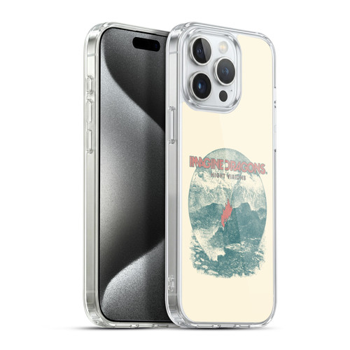 Imagine Dragons Key Art Flame Night Visions Soft Gel Case for Apple iPhone 15 Pro Max & MagSafe