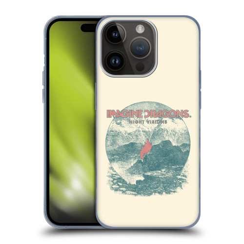 Imagine Dragons Key Art Flame Night Visions Soft Gel Case for Apple iPhone 15 Pro