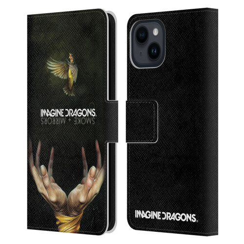 Imagine Dragons Key Art Smoke And Mirrors Leather Book Wallet Case Cover For Apple iPhone 15