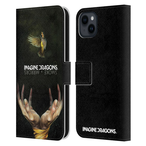 Imagine Dragons Key Art Smoke And Mirrors Leather Book Wallet Case Cover For Apple iPhone 15 Plus