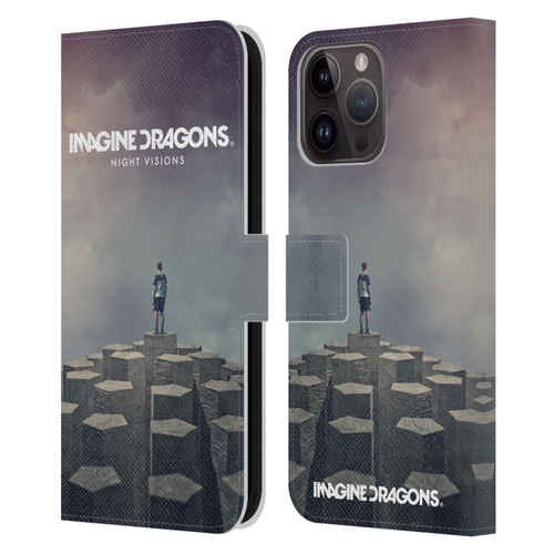 Imagine Dragons Key Art Night Visions Album Cover Leather Book Wallet Case Cover For Apple iPhone 15 Pro Max