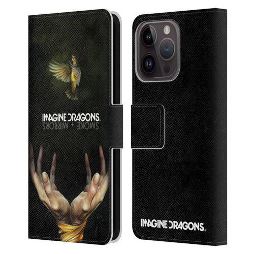 Imagine Dragons Key Art Smoke And Mirrors Leather Book Wallet Case Cover For Apple iPhone 15 Pro