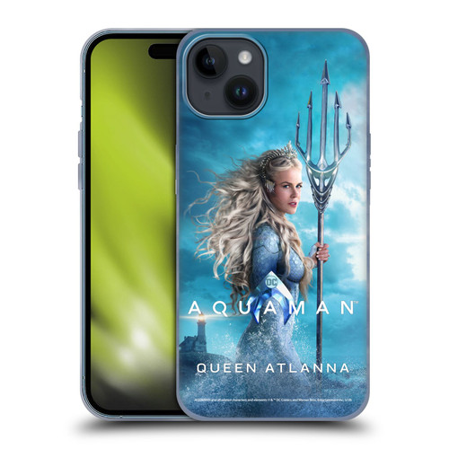 Aquaman Movie Posters Queen Atlanna Soft Gel Case for Apple iPhone 15 Plus