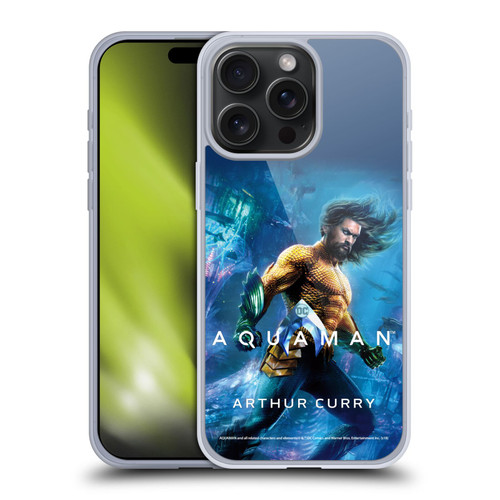 Aquaman Movie Posters Arthur Curry Soft Gel Case for Apple iPhone 15 Pro Max