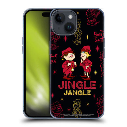 The Year Without A Santa Claus Character Art Jingle & Jangle Soft Gel Case for Apple iPhone 15