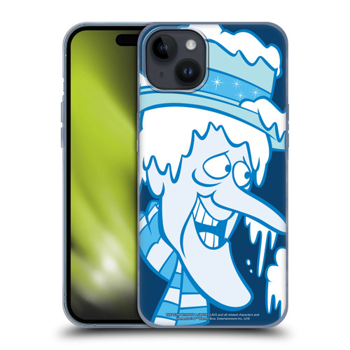 The Year Without A Santa Claus Character Art Snow Miser Soft Gel Case for Apple iPhone 15 Plus