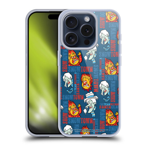 The Year Without A Santa Claus Character Art Snowtown Soft Gel Case for Apple iPhone 15 Pro