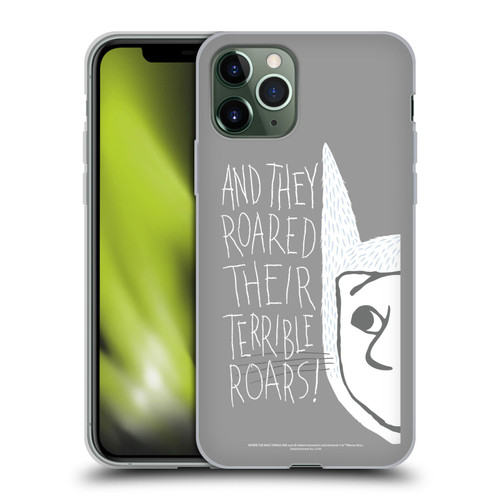 Where the Wild Things Are Literary Graphics Terrible Roars Soft Gel Case for Apple iPhone 11 Pro