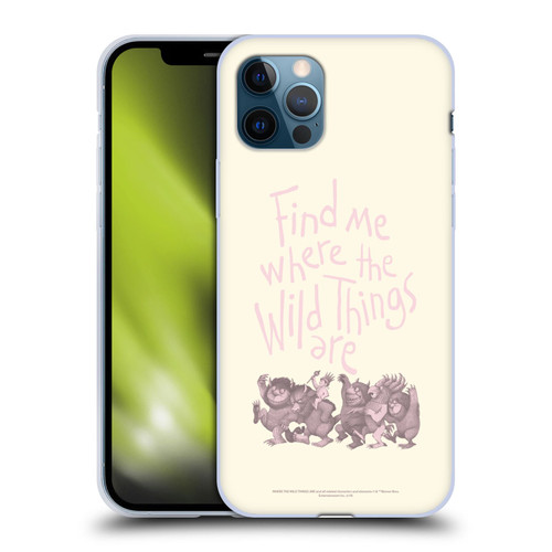 Where the Wild Things Are Literary Graphics Find Me Soft Gel Case for Apple iPhone 12 / iPhone 12 Pro