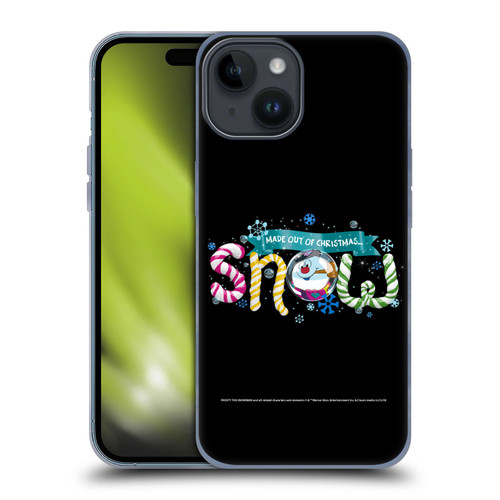 Frosty the Snowman Movie Key Art Snow Soft Gel Case for Apple iPhone 15