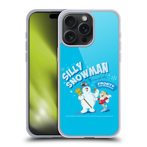 Frosty the Snowman Movie Key Art Silly Snowman Soft Gel Case for Apple iPhone 15 Pro Max