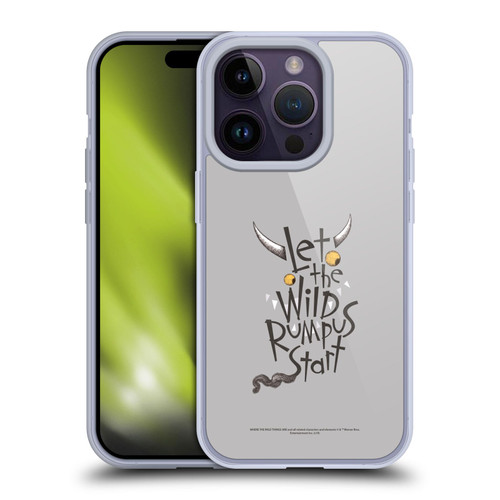 Where the Wild Things Are Literary Graphics Rumpus Soft Gel Case for Apple iPhone 14 Pro