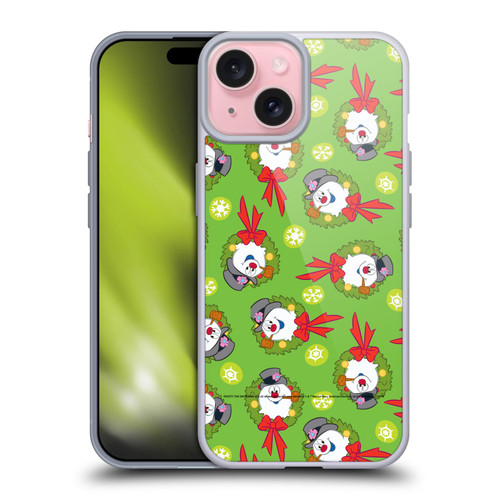 Frosty the Snowman Movie Patterns Pattern 5 Soft Gel Case for Apple iPhone 15