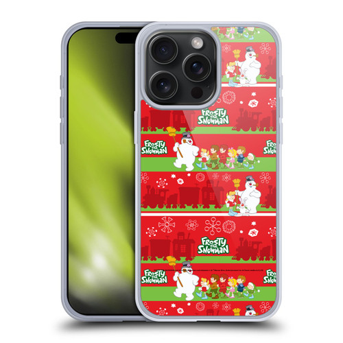 Frosty the Snowman Movie Patterns Pattern 1 Soft Gel Case for Apple iPhone 15 Pro Max