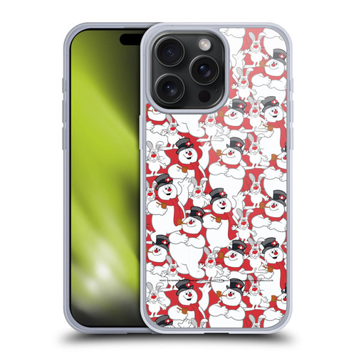 Frosty the Snowman Movie Patterns Pattern 4 Soft Gel Case for Apple iPhone 15 Pro Max