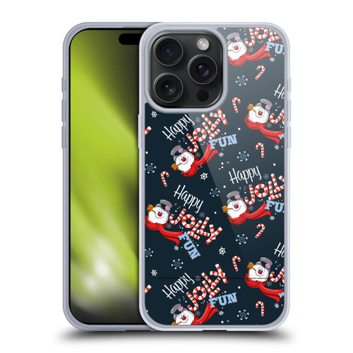 Frosty the Snowman Movie Patterns Pattern 7 Soft Gel Case for Apple iPhone 15 Pro Max
