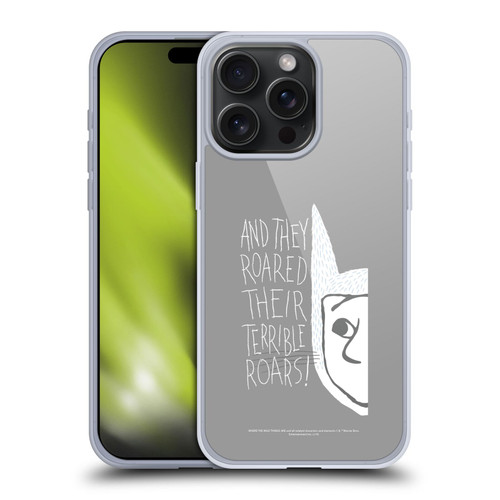 Where the Wild Things Are Literary Graphics Terrible Roars Soft Gel Case for Apple iPhone 15 Pro Max