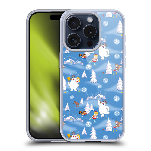 Frosty the Snowman Movie Patterns Pattern 6 Soft Gel Case for Apple iPhone 15 Pro