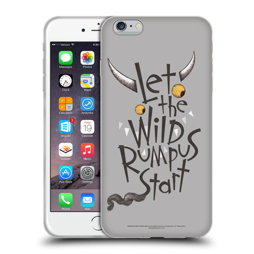 Where the Wild Things Are Literary Graphics Rumpus Soft Gel Case for Apple iPhone 6 Plus / iPhone 6s Plus
