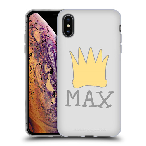 Where the Wild Things Are Literary Graphics Max Soft Gel Case for Apple iPhone XS Max