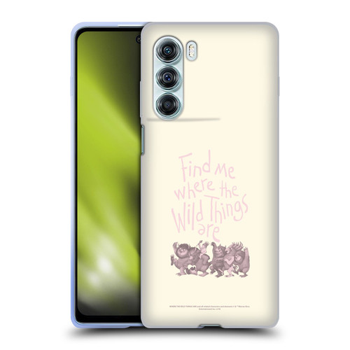 Where the Wild Things Are Literary Graphics Find Me Soft Gel Case for Motorola Edge S30 / Moto G200 5G