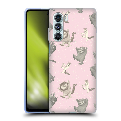 Where the Wild Things Are Literary Graphics Pink Pattern Soft Gel Case for Motorola Edge S30 / Moto G200 5G