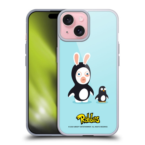 Rabbids Costumes Penguin Soft Gel Case for Apple iPhone 15