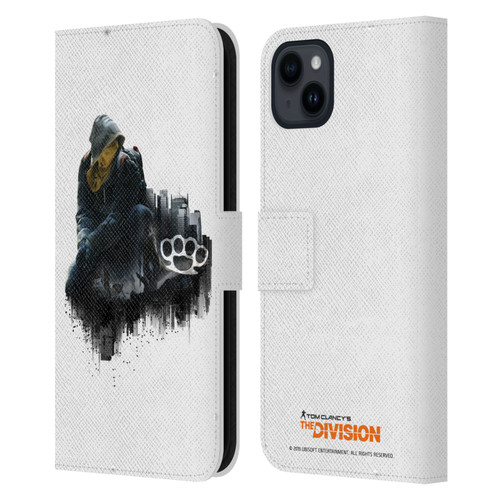 Tom Clancy's The Division Factions Rioters Leather Book Wallet Case Cover For Apple iPhone 15 Plus