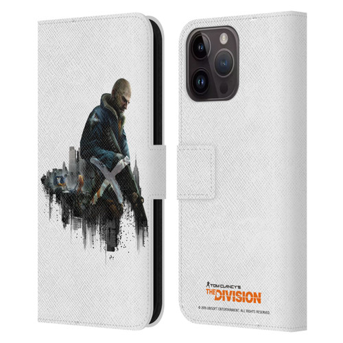 Tom Clancy's The Division Factions Rikers Leather Book Wallet Case Cover For Apple iPhone 15 Pro Max