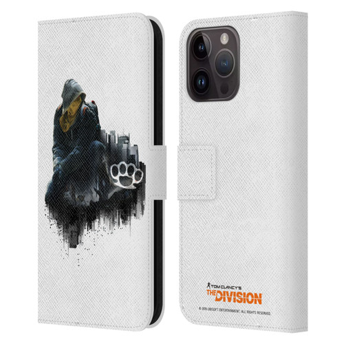 Tom Clancy's The Division Factions Rioters Leather Book Wallet Case Cover For Apple iPhone 15 Pro Max