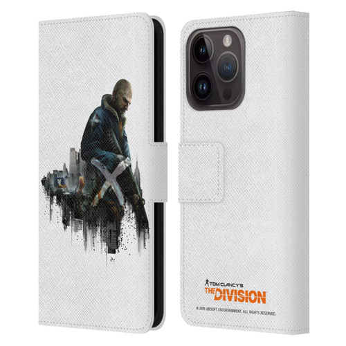 Tom Clancy's The Division Factions Rikers Leather Book Wallet Case Cover For Apple iPhone 15 Pro