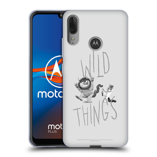 Where the Wild Things Are Literary Graphics Wild Thing Soft Gel Case for Motorola Moto E6 Plus