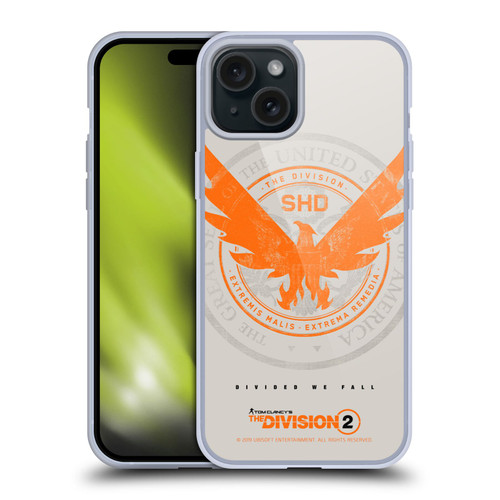 Tom Clancy's The Division 2 Key Art Phoenix US Seal Soft Gel Case for Apple iPhone 15 Plus