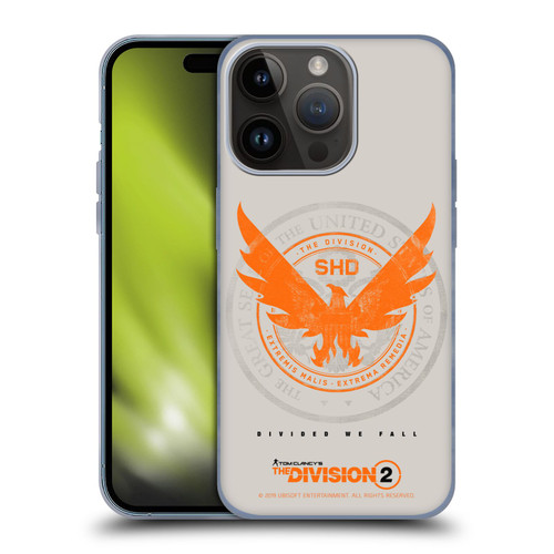 Tom Clancy's The Division 2 Key Art Phoenix US Seal Soft Gel Case for Apple iPhone 15 Pro