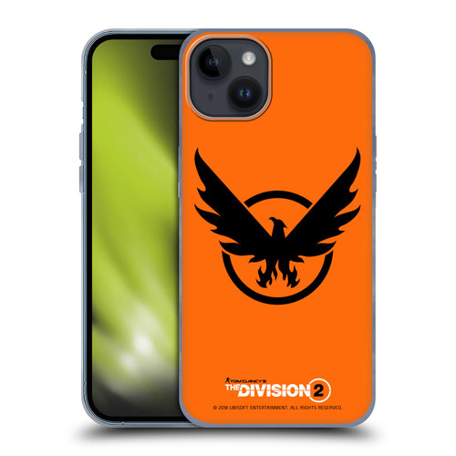 Tom Clancy's The Division 2 Logo Art Phoenix 2 Soft Gel Case for Apple iPhone 15 Plus
