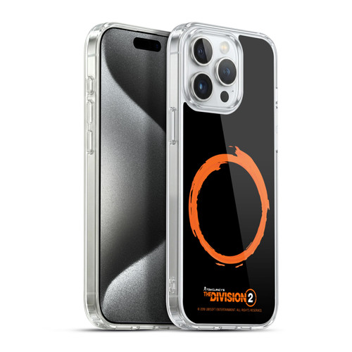 Tom Clancy's The Division 2 Logo Art Ring Soft Gel Case for Apple iPhone 15 Pro Max & MagSafe