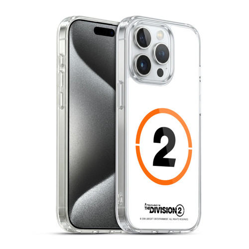 Tom Clancy's The Division 2 Logo Art Ring 2 Soft Gel Case for Apple iPhone 15 Pro & MagSafe
