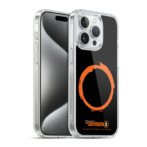 Tom Clancy's The Division 2 Logo Art Ring Soft Gel Case for Apple iPhone 15 Pro & MagSafe