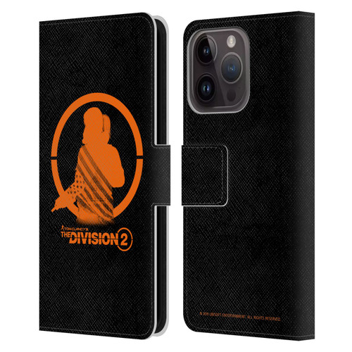 Tom Clancy's The Division 2 Characters Female Agent Leather Book Wallet Case Cover For Apple iPhone 15 Pro