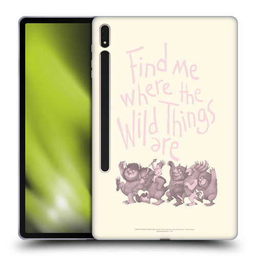 Where the Wild Things Are Literary Graphics Find Me Soft Gel Case for Samsung Galaxy Tab S8 Plus