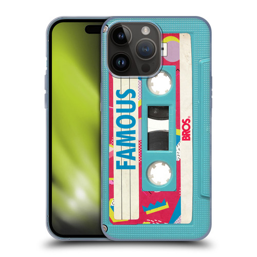BROS Vintage Cassette Tapes When Will I Be Famous Soft Gel Case for Apple iPhone 15 Pro Max