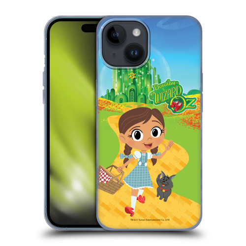 Dorothy and the Wizard of Oz Graphics Characters Soft Gel Case for Apple iPhone 15