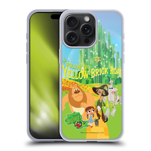 Dorothy and the Wizard of Oz Graphics Yellow Brick Road Soft Gel Case for Apple iPhone 15 Pro Max