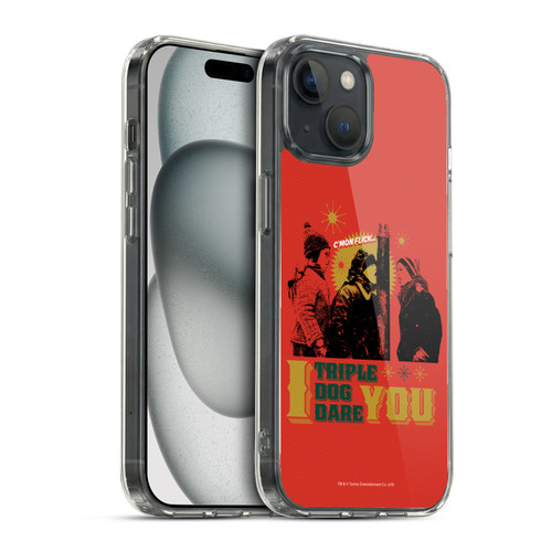 A Christmas Story Composed Art Triple Dog Dare Soft Gel Case for Apple iPhone 15 & MagSafe