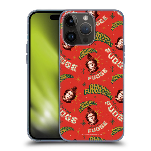 A Christmas Story Composed Art Alfie Pattern Soft Gel Case for Apple iPhone 15 Pro Max